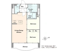 【東京都/品川区東大井】クレールメゾン品川 間取り図