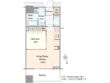 【東京都/港区浜松町】World Tower Residence 間取り図