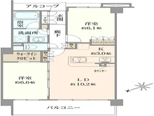 【東京都/新宿区北新宿】リビオ新宿ザ・レジデンス 間取り図