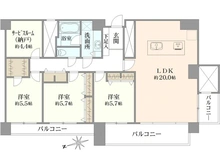 【東京都/中野区松が丘】パシフィック中野 間取り図