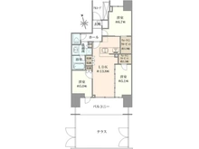 【東京都/中野区江古田】グランドメゾン江古田の杜 間取り図
