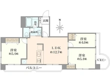 【東京都/中野区本町】ハイライフ新中野 間取り図