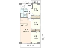 【東京都/三鷹市下連雀】エクセルハイツ三鷹 間取り図