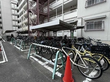 【東京都/三鷹市下連雀】三鷹芙蓉ハイツ 駐輪場