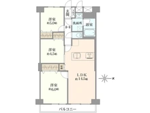 【東京都/三鷹市下連雀】三鷹芙蓉ハイツ 間取り図