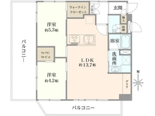 【東京都/中野区東中野】セブンスターマンション東中野 間取り図