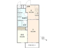 【東京都/杉並区和田】ベルアルシェ東高円寺 間取り図
