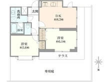 【東京都/三鷹市下連雀】ピアコート三鷹貮番館 間取り図