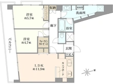 【東京都/武蔵野市中町】武蔵野サマリヤマンション 間取り図
