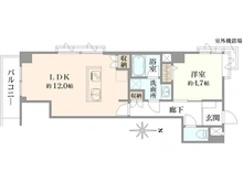 【東京都/杉並区高円寺北】ライオンズマンション高円寺北 間取り図