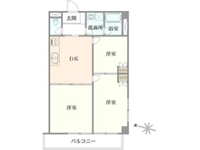 【東京都/杉並区堀ノ内】モナーク第二杉並 間取り図