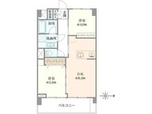 【東京都/三鷹市上連雀】ハイツ三鷹 間取り図