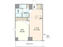 【東京都/杉並区堀ノ内】ルーブル方南町 間取り図