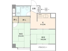 【東京都/中野区中央】東中野ダイヤモンドマンション 間取り図