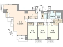 【東京都/中野区中野】グランヌーブ中野 間取り図