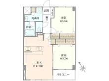 【東京都/武蔵野市西久保】ルーバンハイツ武蔵野 間取り図