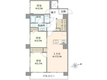 【東京都/中野区松が丘】パシフィック松ヶ丘 間取り図