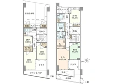 【東京都/中野区中野】ディアクオーレ中野文園 間取り図