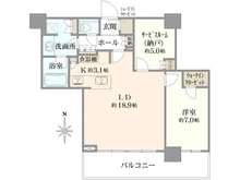【東京都/中野区中野】パークシティ中野ザ・タワーブリーズ 間取り図
