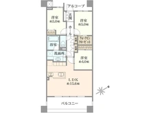 【東京都/中野区野方】マスターテラス中野平和の森 間取り図