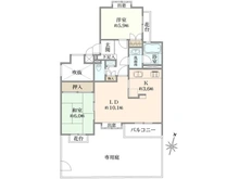 【東京都/中野区沼袋】パーク・ハイム沼袋 間取り図