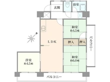 【東京都/中野区野方】ハイネス野方 間取り図