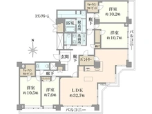 【東京都/中野区中野】なかのサンクオーレ 間取り図