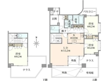 【東京都/中野区中央】ヒルズ中野坂上新都心グランステージ 間取り図