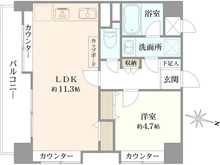 【東京都/中野区本町】アルファホームズ新中野 間取り図