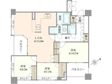 【東京都/中野区中野】ルイシャトレ中野 間取り図