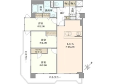 【東京都/中野区新井】パシフィックニュー中野 間取り図