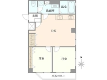 【東京都/中野区本町】岡本マンション 間取り図