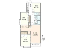 【東京都/三鷹市下連雀】コートハウス三鷹 間取り図