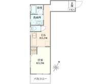 【東京都/杉並区阿佐谷北】ミフジ阿佐ヶ谷マンション 間取り図