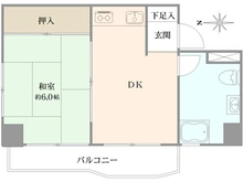 【東京都/杉並区高円寺南】第二高円寺ダイヤモンドマンション 間取り図