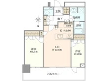 【東京都/中野区中野】パークシティ中野ザタワーブリーズ　 間取り図