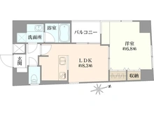 【東京都/中野区本町】スパシエ新中野カステール 間取り図