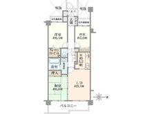【東京都/中野区上高田】朝日ラ・パリオ中野上高田 間取り図