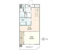 【東京都/杉並区梅里】阿佐ヶ谷ダイヤモンドマンション 間取り図