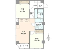 【東京都/練馬区貫井】富士見台マンション 間取り図