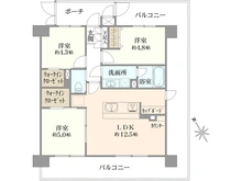 【東京都/杉並区上高井戸】ボヌール高井戸 間取り図
