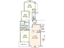 【東京都/中野区沼袋】パーク・ハイム沼袋 間取り図