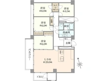 【東京都/中野区松が丘】パシフィック中野 間取り図