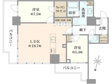 【東京都/中野区中野】パークシティ中野ザタワーブリーズ 間取り図