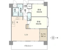 【東京都/中野区弥生町】パーセル中野弥生町 間取り図