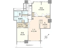 【東京都/中野区東中野】パークタワー東中野 間取り図