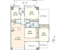 【東京都/中野区南台】サーパス方南町 間取り図