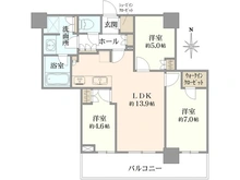 【東京都/中野区中野】パークシティ中野ザ・タワー ブリーズ 間取り図
