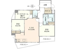 【東京都/中野区中央】ヴィンテージ中野 間取り図