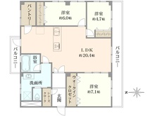 【東京都/中野区野方】マンション野方 間取り図